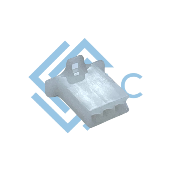 3 pole female connector 110 series natural