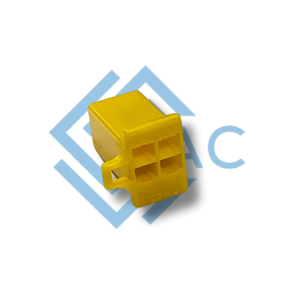 4 pole female connector 110 series yellow