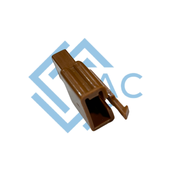 3 pole male connector 110 series brown