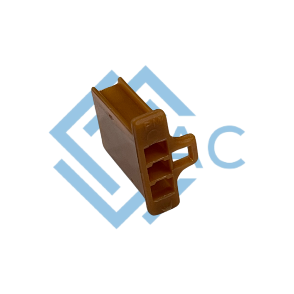 3 pole female connector 110 series brown