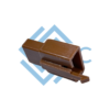 3 pole male connector 110 series brown