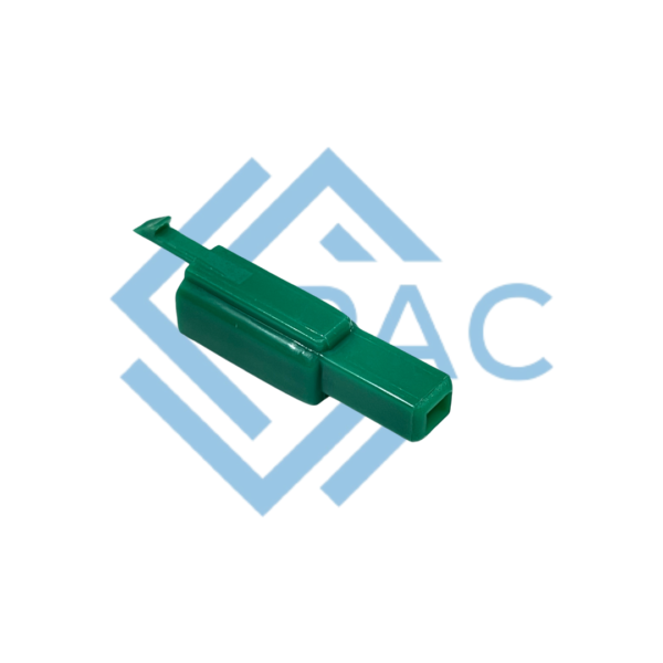 1 pole male connector 110 series green