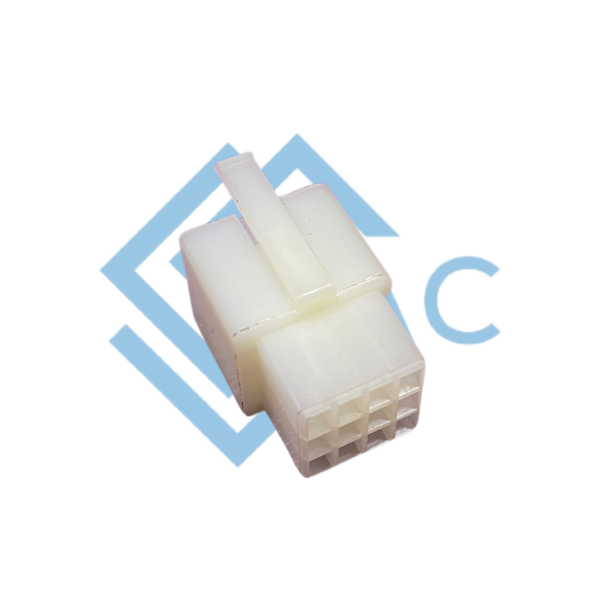 12 pole male connector 110 series natural