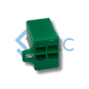 4 pole female connector 110 series green