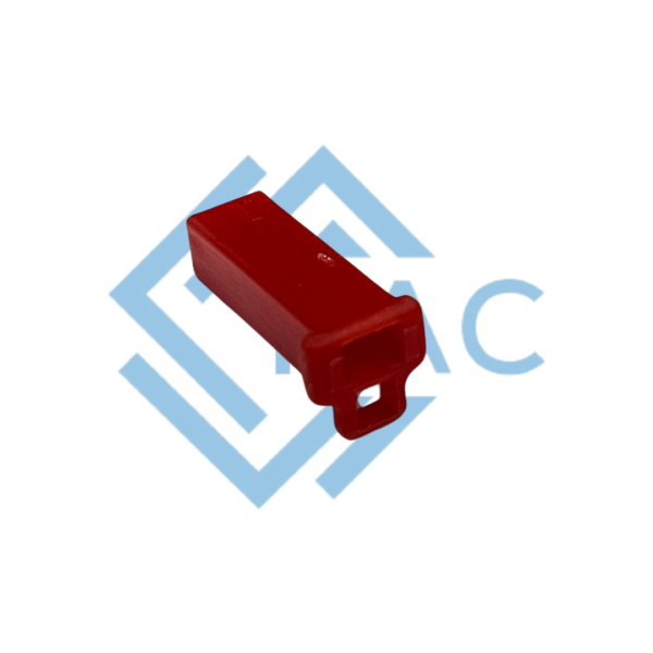 1 pole female connector 110 series red
