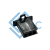 3 pole female connector 110 series black
