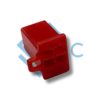 4 pole female connector 110 series red