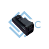 5 250 series 1 pin male connector black
